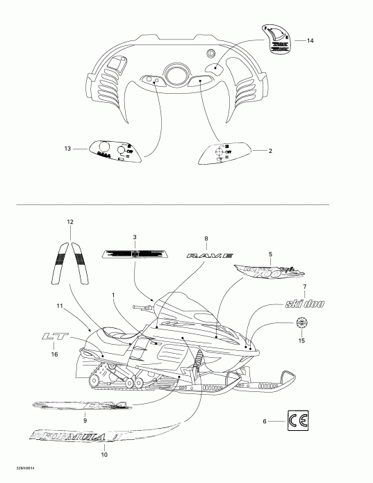  BRP SkiDoo Formula III 600 R/700 R, 1998  - 