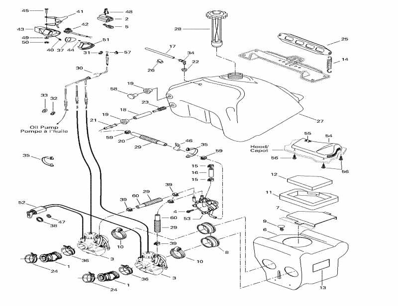 �������� Ski-doo Formula S Electric, 1998 ������ - Fuel System