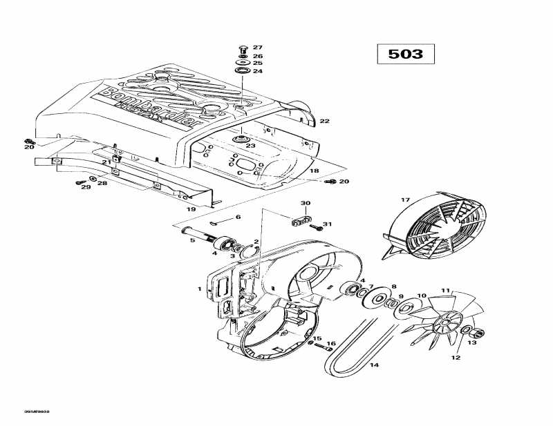 BRP  Formula Sl, 1998 -  System Fan (503)