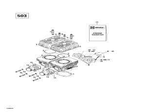 01- ,     (503) (01- Cylinder, Intake Exhaust Manifold (503))