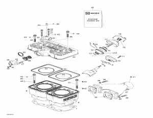 01- ,   (01- Cylinder, Exhaust Manifold)