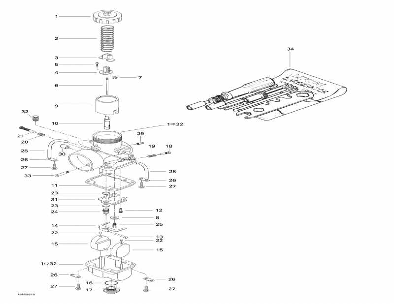   Formula Z 670, 1998  - Carburetors