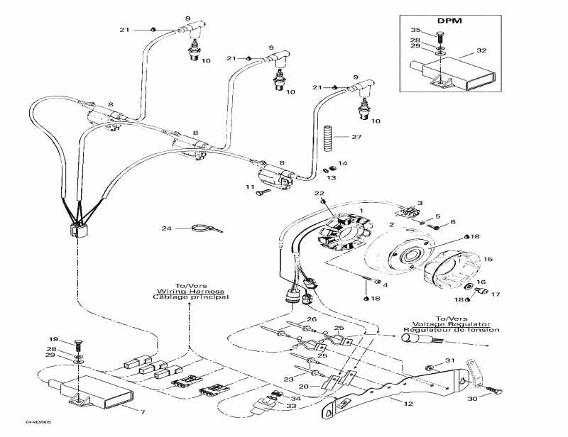 snowmobile Ski-doo Grand Touring 700, 1998  -  12v 290w