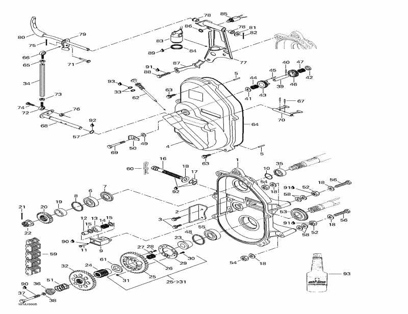  BRP Grand Touring 700, 1998  - Transmission