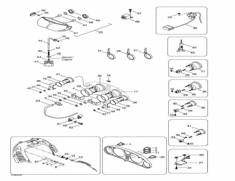 snowmobile Ski-doo Mach Z LT (SV Track), 1998  - Electrical System