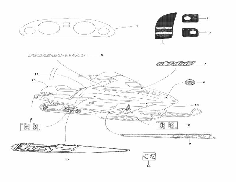  BRP MX Z 440 F, 1998  - 