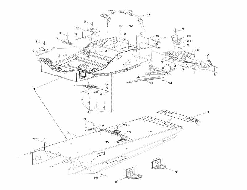    MX Z 440 F, 1998 - Frame And Accessories