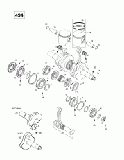 01-    (494) (01- Crankshaft And Pistons (494))