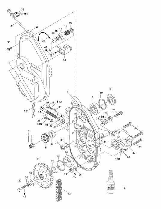 �������� BRP MX Z 500/583/670, 1998 - ����case