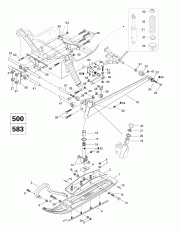 07-     (500, 583) (07- Front Suspension And Ski (500, 583))