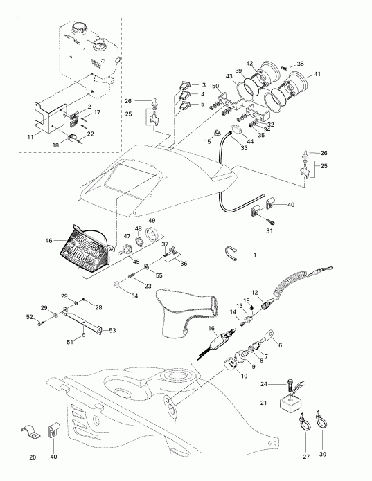  SKIDOO MX Z 500/583/670, 1998 - Electrical System