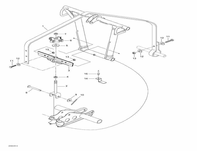 ��������  MX Z X 400 LC, 1998 ������ - Rear Suspension Quick Adjustment
