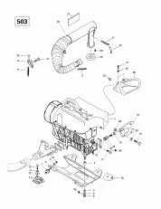 01-  Sport  Muffler (503) (01- Engine Support And Muffler (503))