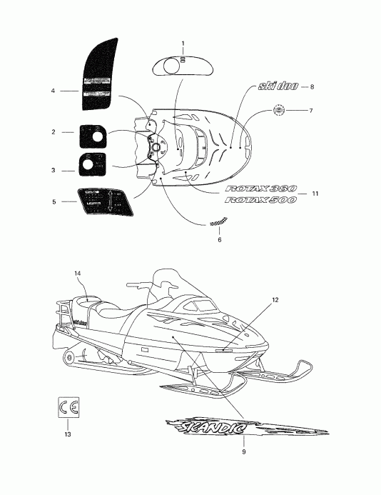 ��������  ����������� Skandic 380/500, 1998 - ��������