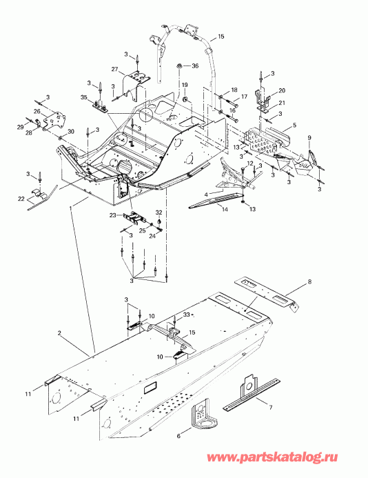 BRP SkiDoo - Frame And Accessories