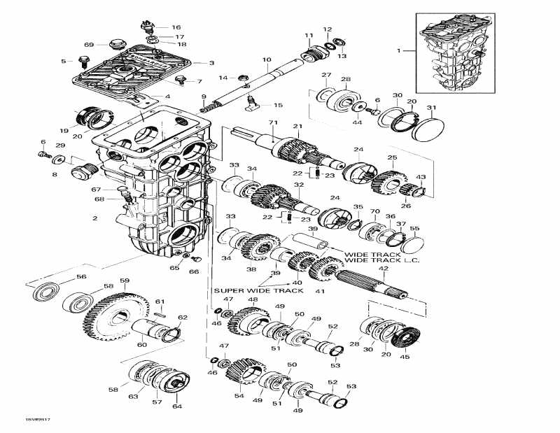 ����������� Skandic Wide Track, 1998 - Transmission
