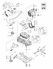 01-  Sport  Muffler (583, 670) (01- Engine Support And Muffler (583, 670))