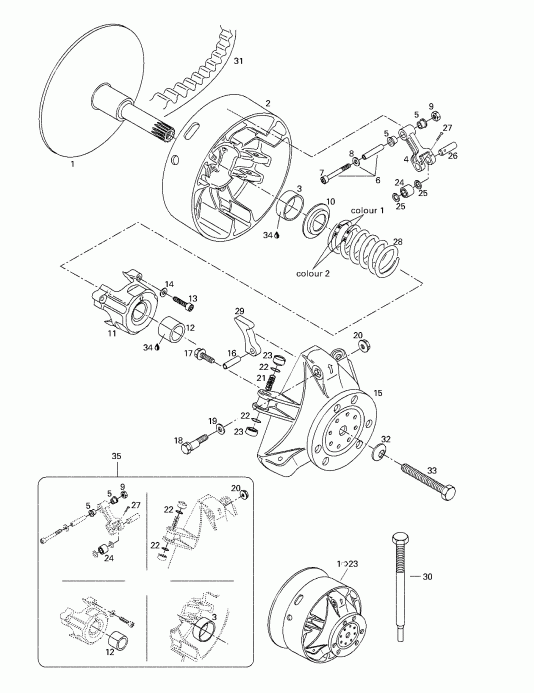  Ski-doo Summit 500/583/670, 1998  -  