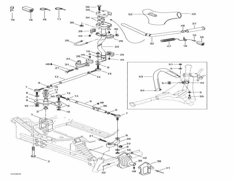  Ski-doo Summit 670X, 1998 -   System