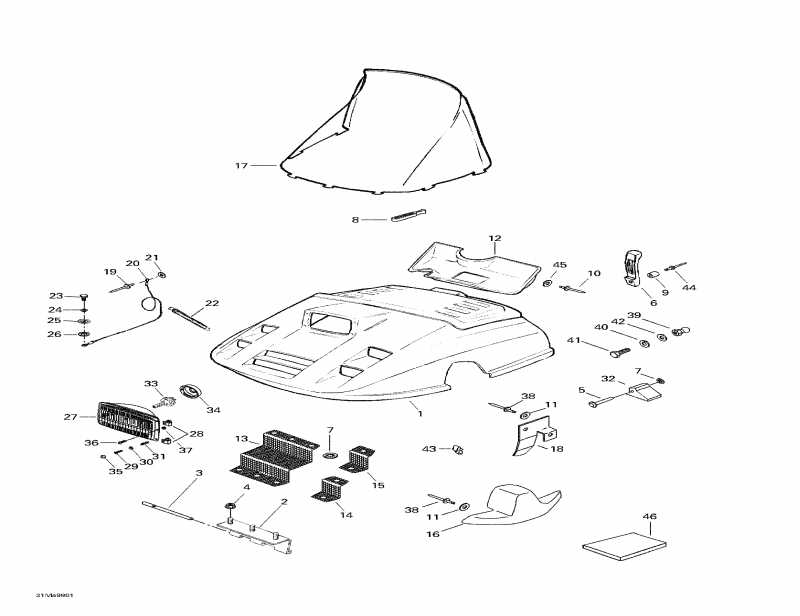 snowmobile BRP - Frame And Body 3