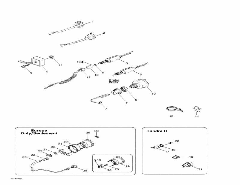 snowmobile Skidoo - Electrical System