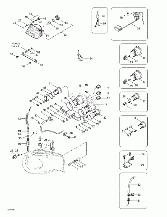 Formula Deluxe 500 LC/583/670, 1999  - Electrical System