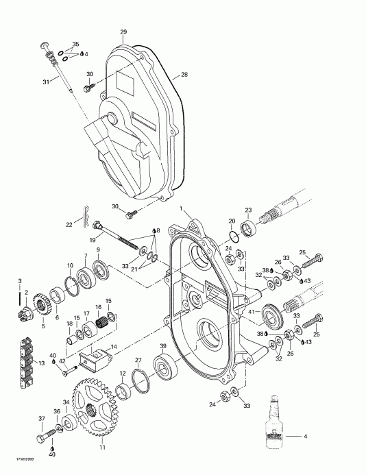 Formula III 600/700/800, 1999  - Chaincase