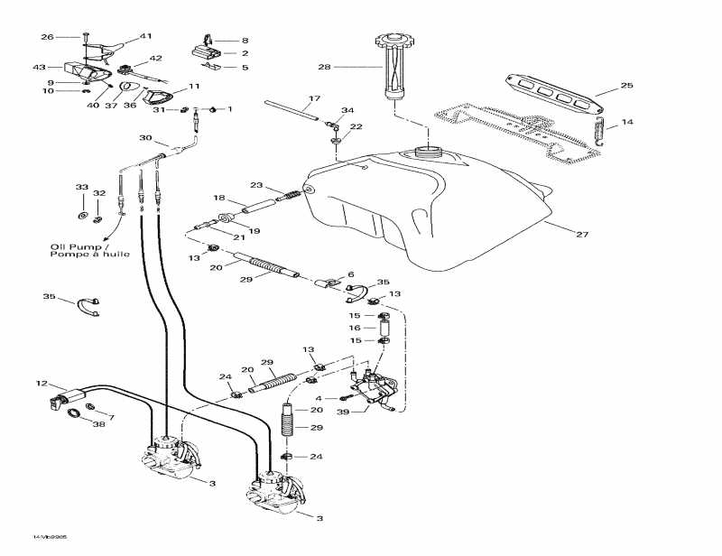 snowmobile  Formula Sl, 1999  - Fuel System