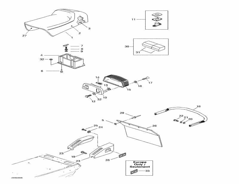 Ski-doo - Seat And Accessories