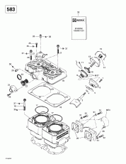 01- ,   (494) (01- Cylinder, Exhaust Manifold (494))