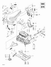 01-  Sport  Muffler (583, 670) (01- Engine Support And Muffler (583, 670))