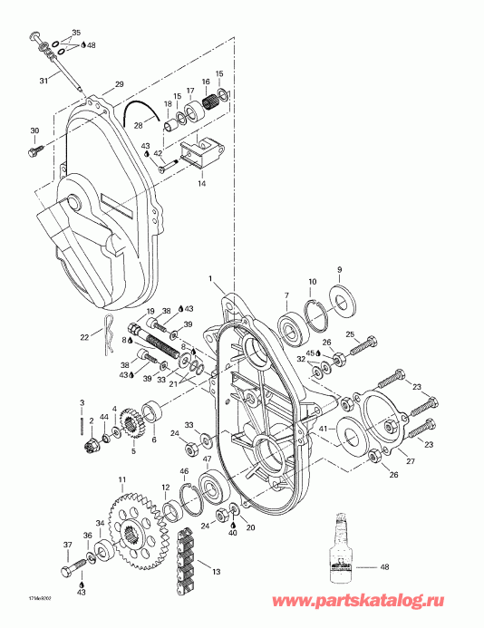 Skidoo ������ Formula Z 500/583/670, 1999 - ����case