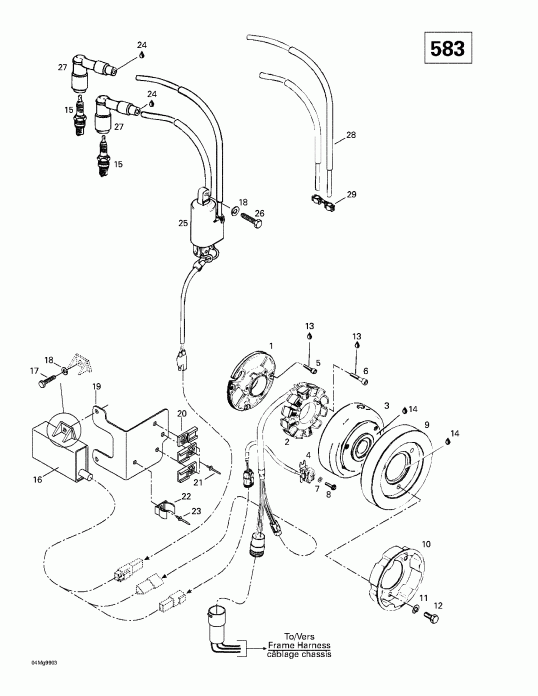 Grand Touring 500/583, 1999 - Magneto 12v 220w (583)