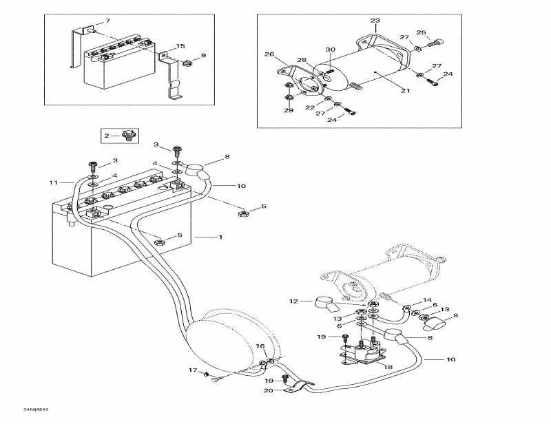 Ski Doo  Grand Touring SE, 1999 - Electrical System