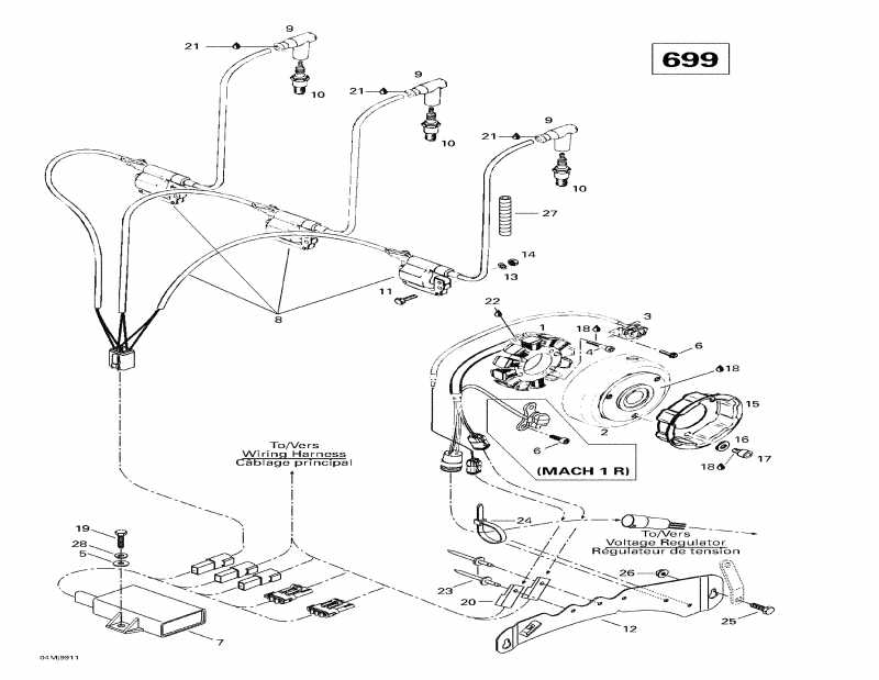  Ski-doo -  12v 290w (699)