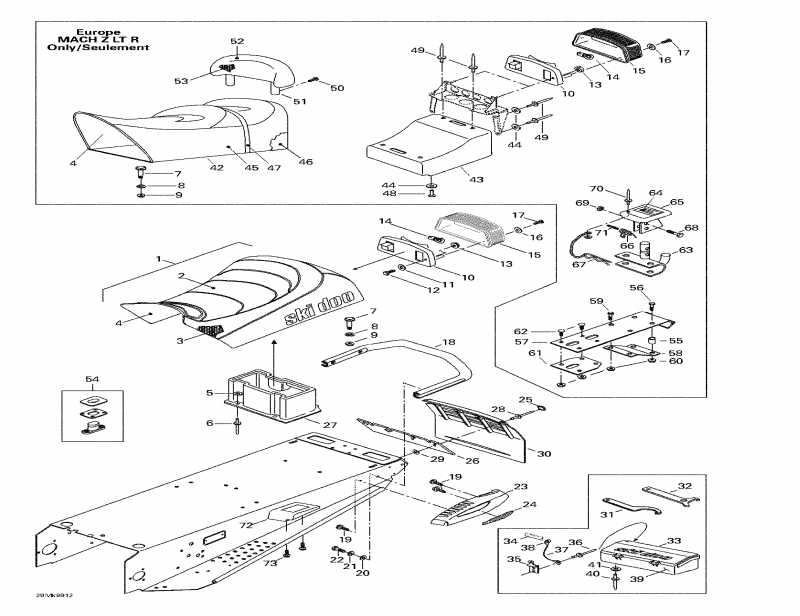  SkiDoo - Seat And Accessories