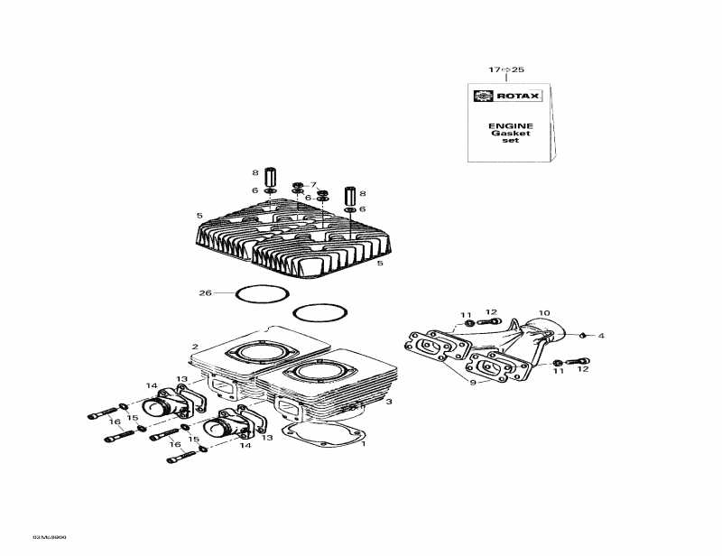  - Cylinder, Exhaust Manifold