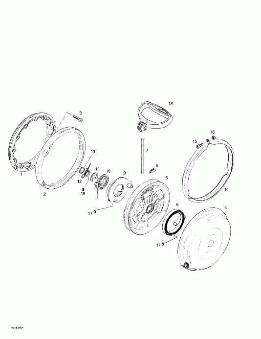 snowmobile Skidoo - Rewind 