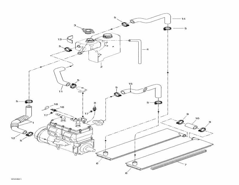  Skidoo  MX Z 670 HO T.H., 1999 - Cooling System