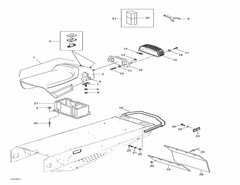 �������� Skidoo - Seat And Accessories