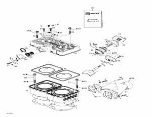 01- ,   (01- Cylinder, Exhaust Manifold)