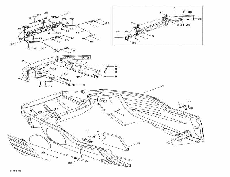  Ski-doo MX Z 700, 1999  -  