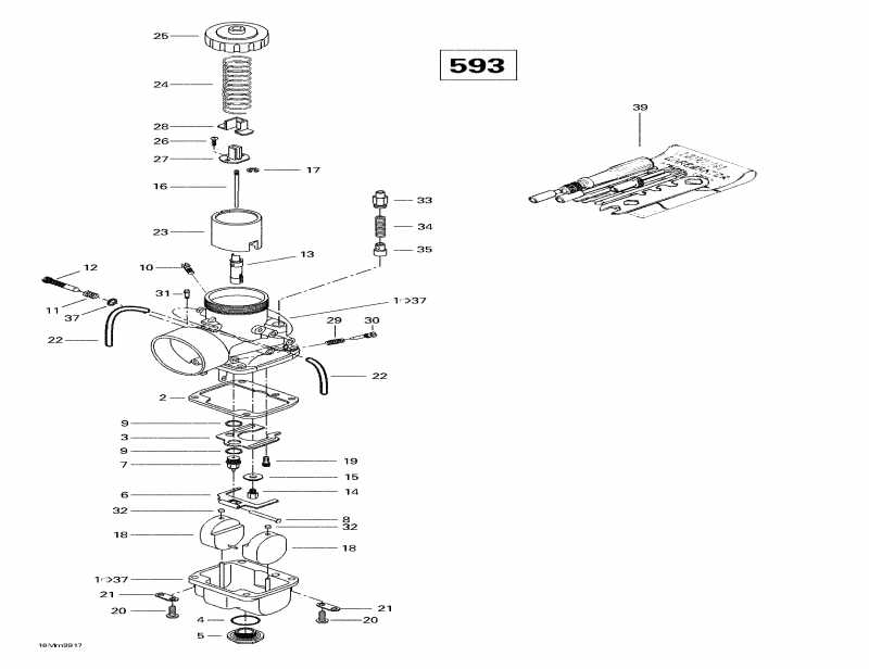  BRP SkiDoo MX Z X 400 LC, 1999 - Carburetors (593)