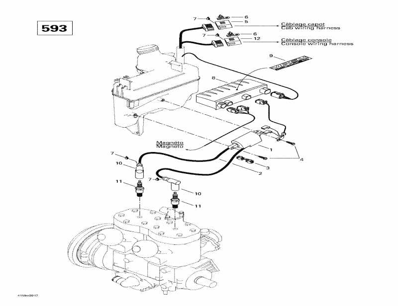 �������� SKIDOO ����������� MX Z X 400 LC, 1999 - Ignition (593)