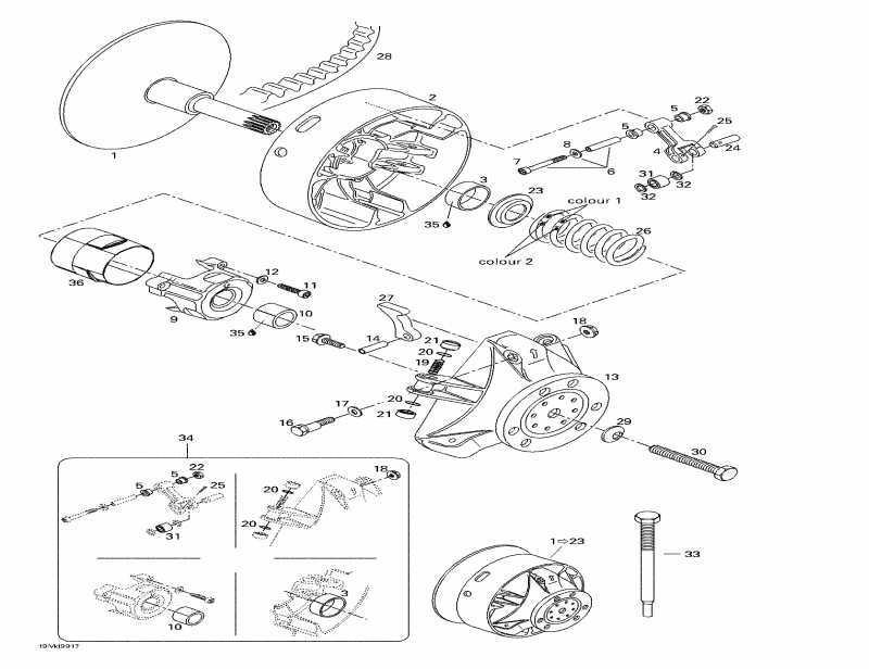  BRP SkiDoo  MX Z X 400 LC, 1999 - Drive Pulley