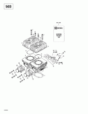 01- ,     (503) (01- Cylinder, Intake Exhaust Manifold (503))