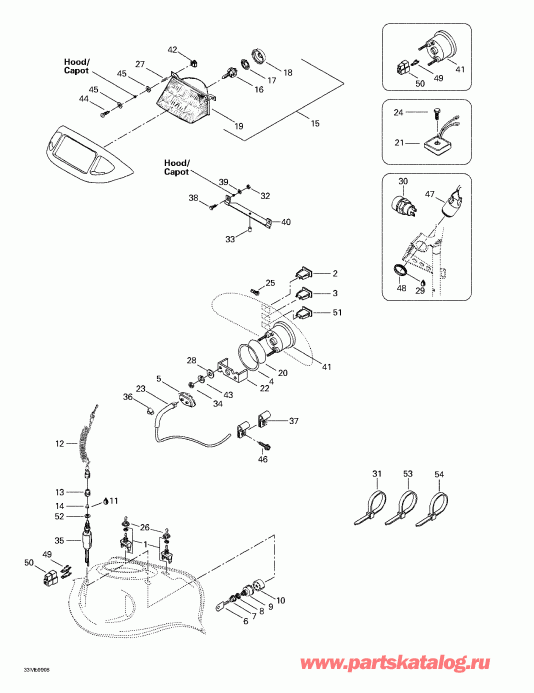  SkiDoo Skandic 380/500, 1999 -  System