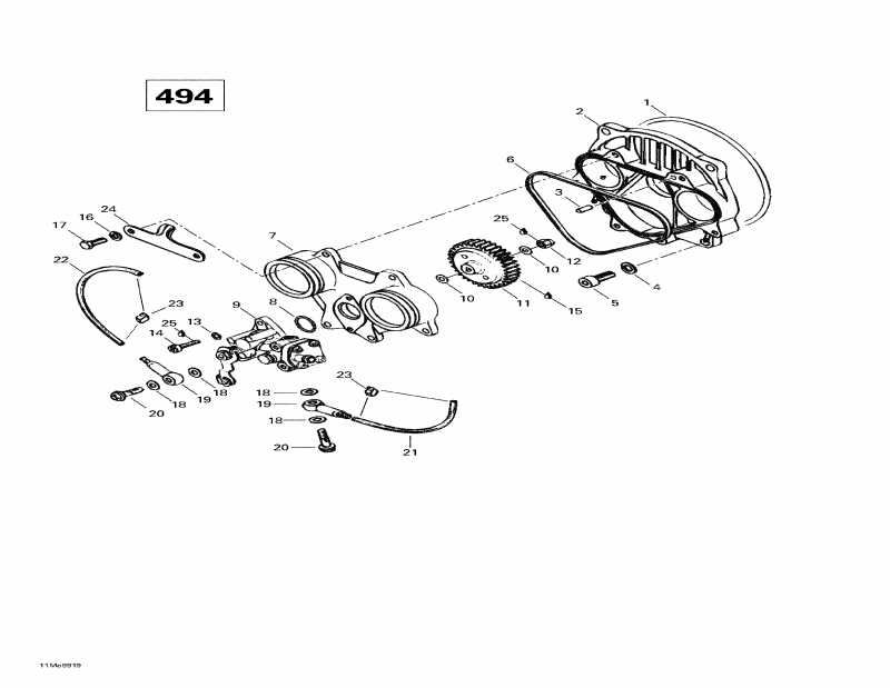 Ski Doo - Oil Injection System (494)