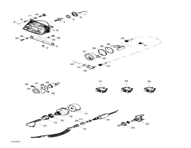  SkiDoo Skandic Super Wide Track, 1999 -  System