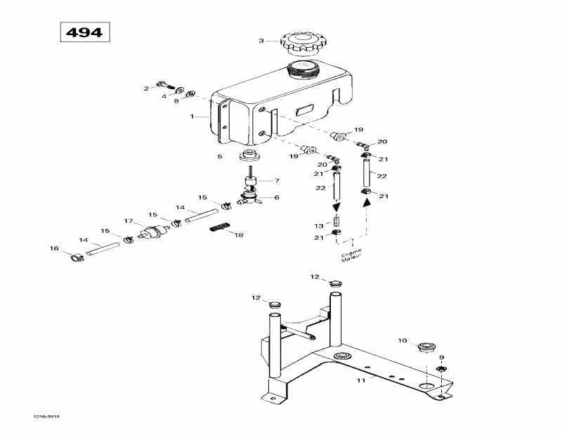  BRP - Oil Tank And Support (494)